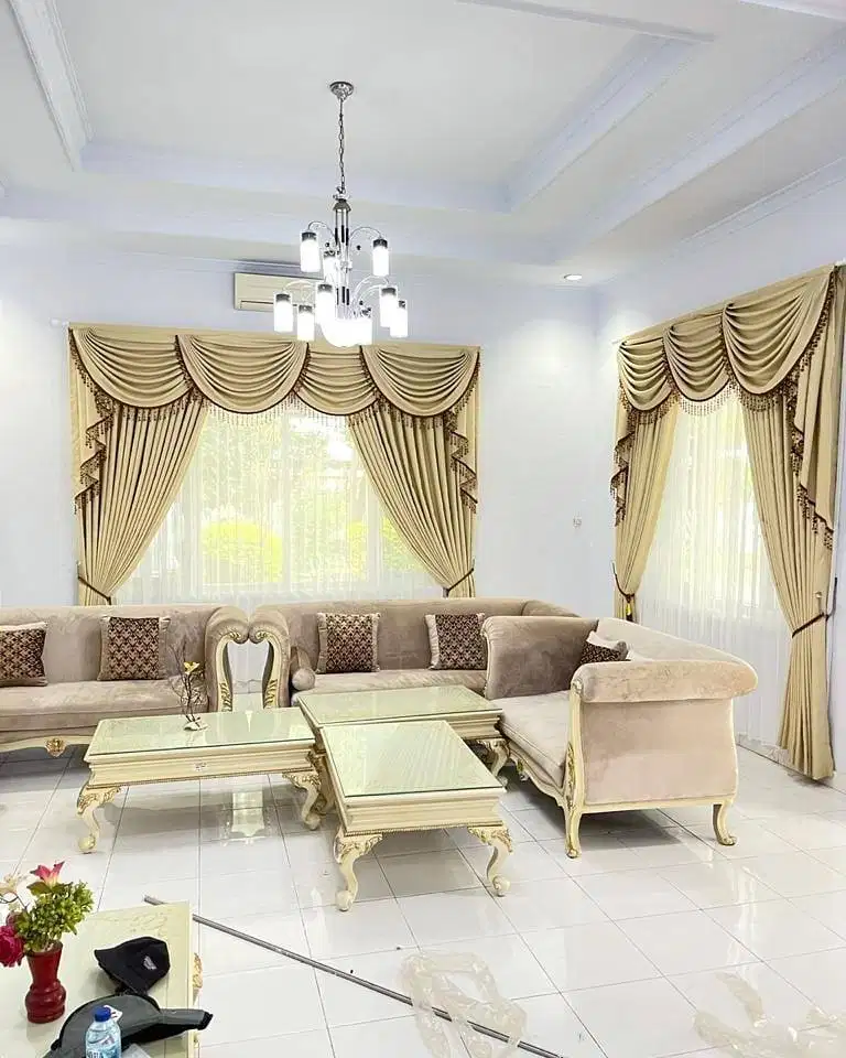 Jual Gorden Blackout Pasang Skat Klinik Hordeng Pintu Gordyn Vitrase