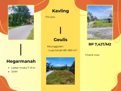 Kavling Hegarmanah Geulis UNPAD – 1.2 km Harga 7,4Jt/M2