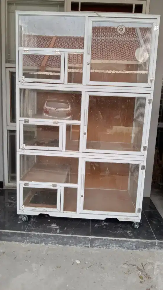 Kandang kucing aluminium super murah jual cepat