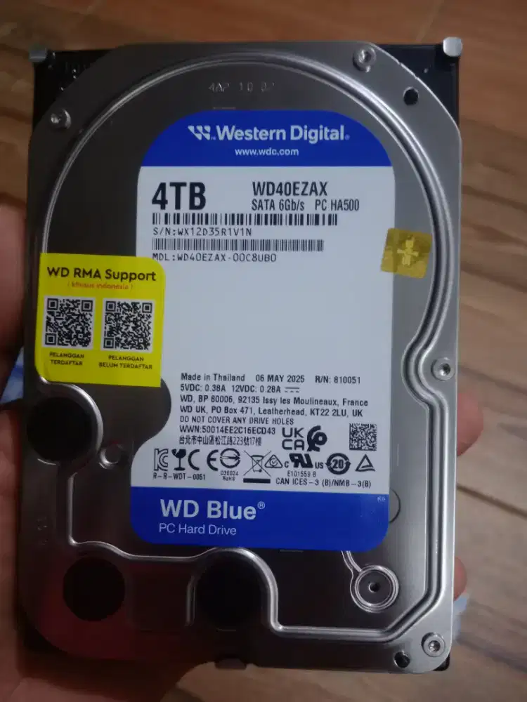 Hdd komputer wd blue 4tb