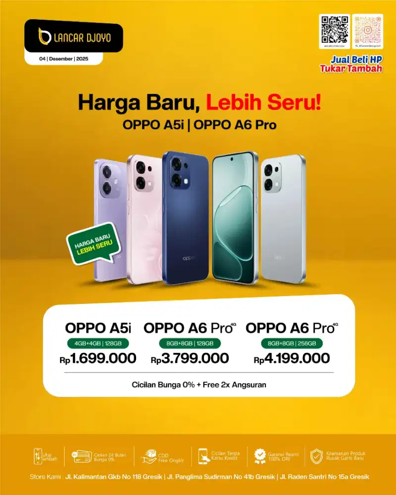 Oppo A6 Pro 8/256 Baterai Jumbo 7000mAh