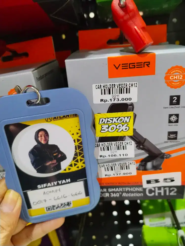 CAR HOLDER VEGER CH12 | ATLANTIS DAHSYAT