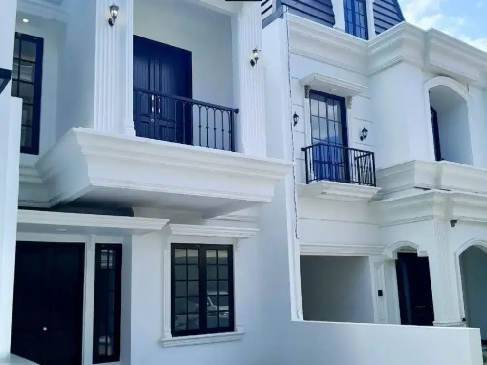 dijual rumah siap huni dinding bata merah di jalan sirsak