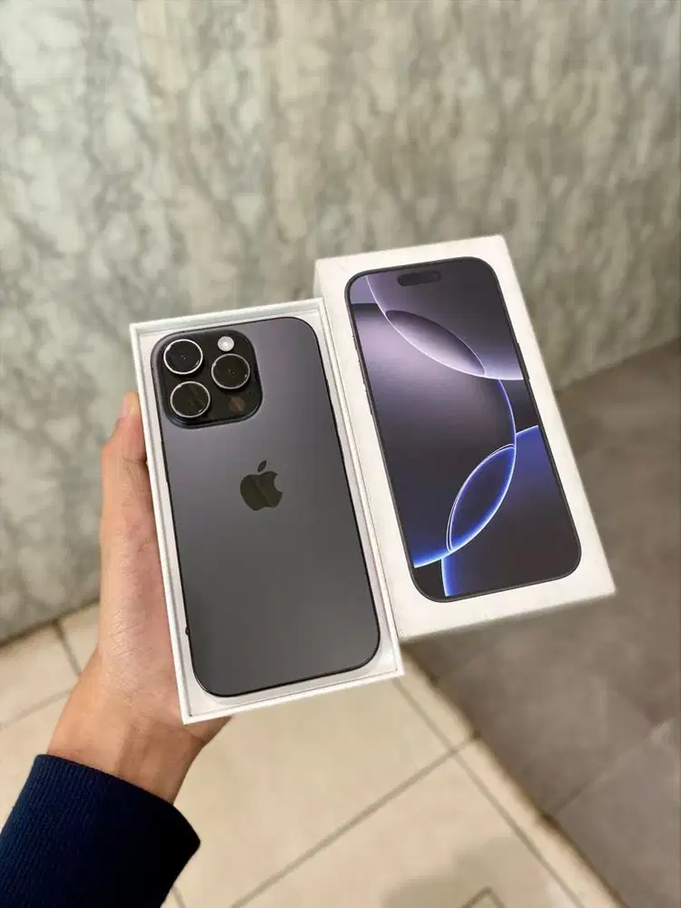 iPhone 16 pro 128GB iBox / Digimap fullset original garansi on 2026