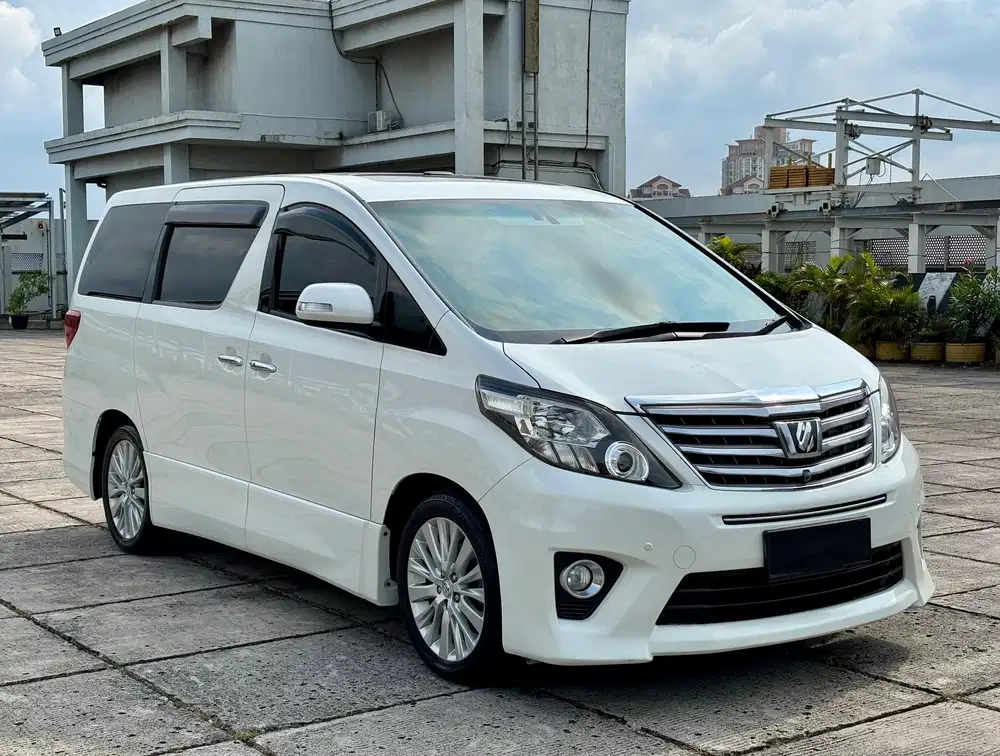 [LOW KM] ALPHARD SC PREMIUM SOUND 2013 PUTIH ISTIMEWA TT 2014 G ATPM
