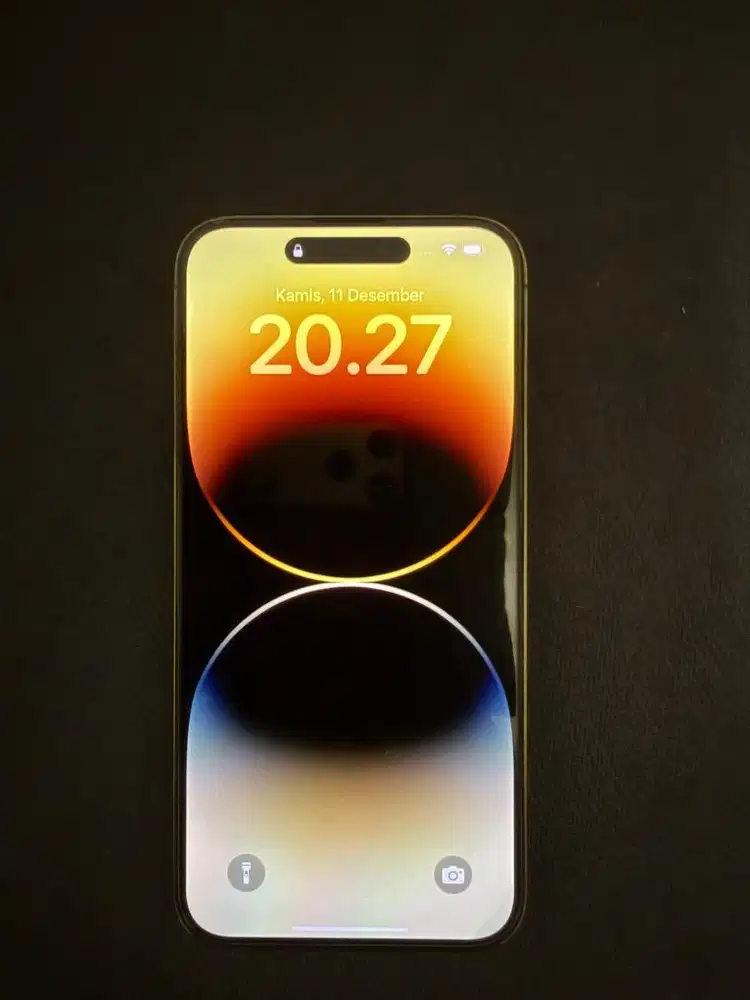 JUAL HP IPHONE 14 PRO MAX 128GB WARNA GOLD MULUS, EX IBOX