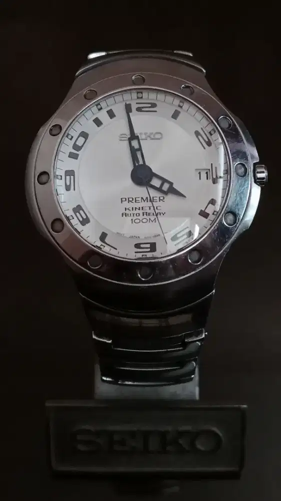 Seiko Premier Kinetic Auto Relay All Original!