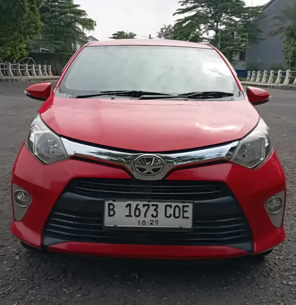 Toyota Calya 1.2 G AT 2016 Merah Istimewa Sekali Sangat Mulus Terawat