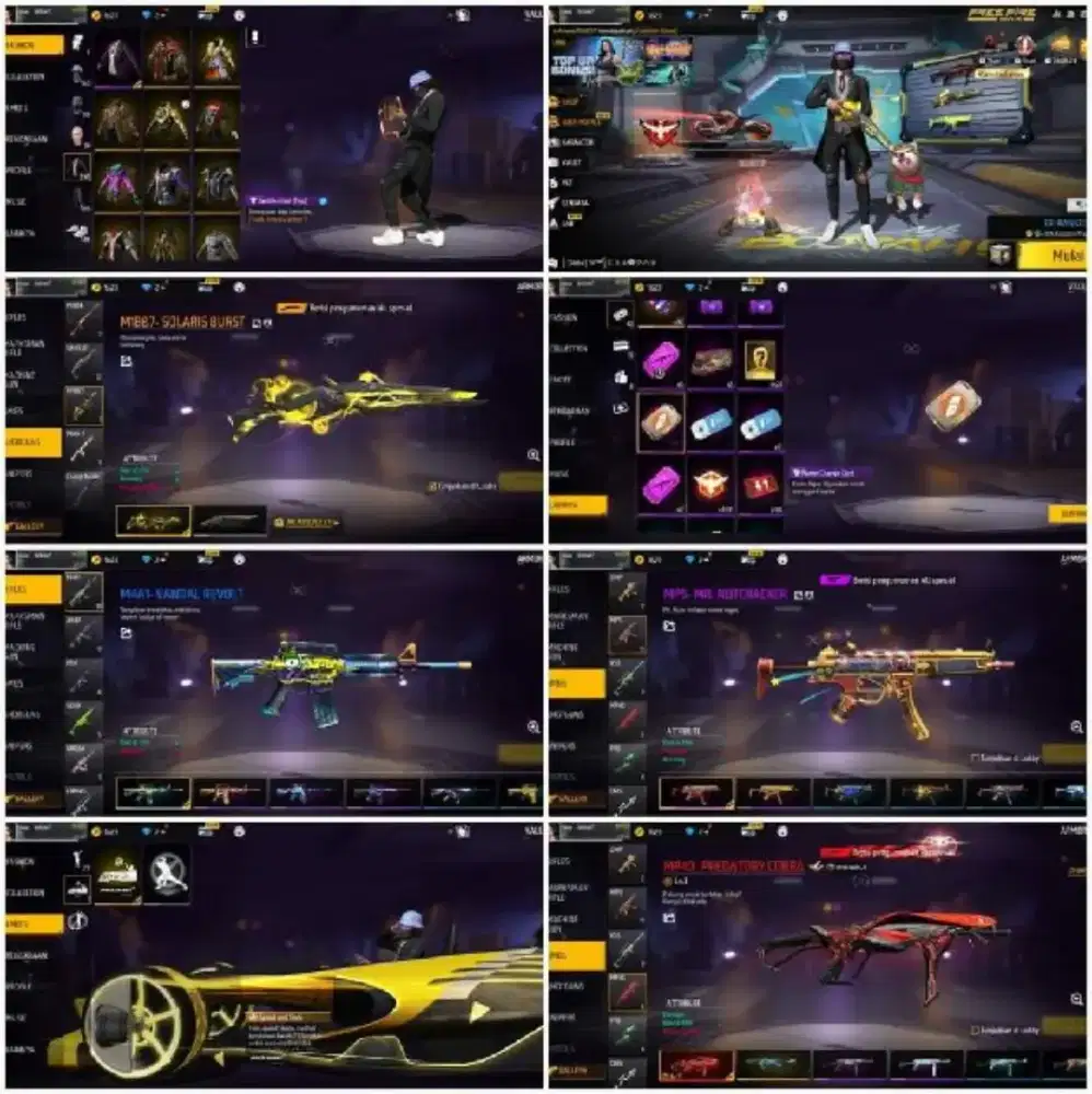 JUAL BELI AKUN FF AMANAH TERPERCAYA PROSES CEPAT BUKA 24 JAM