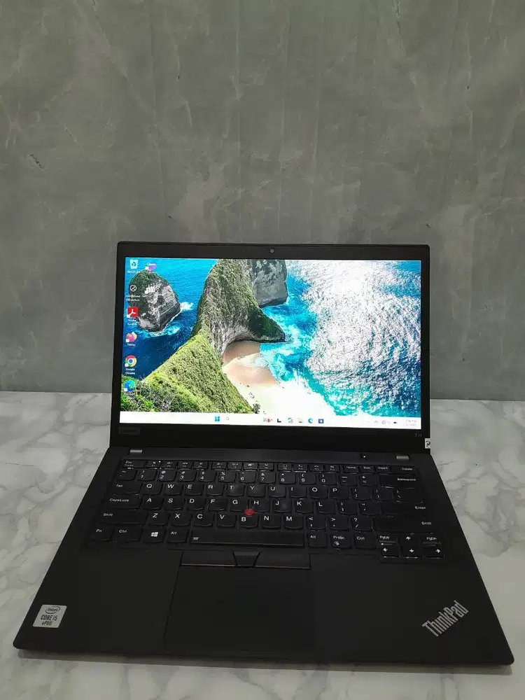 Lenovo T14, Core i5 gen10, Ram 16GB. NVME 512GB, Layar 14inch FullHD