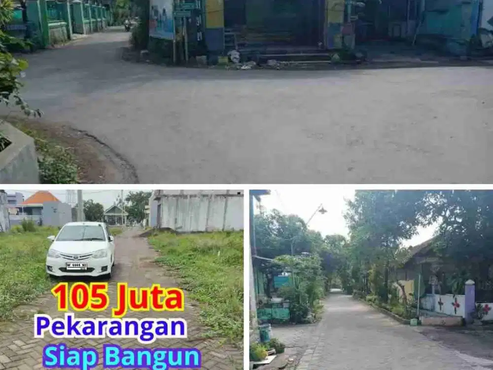 Tanah pekarangan siap bangun Buduran dekat pabrik Bernardi