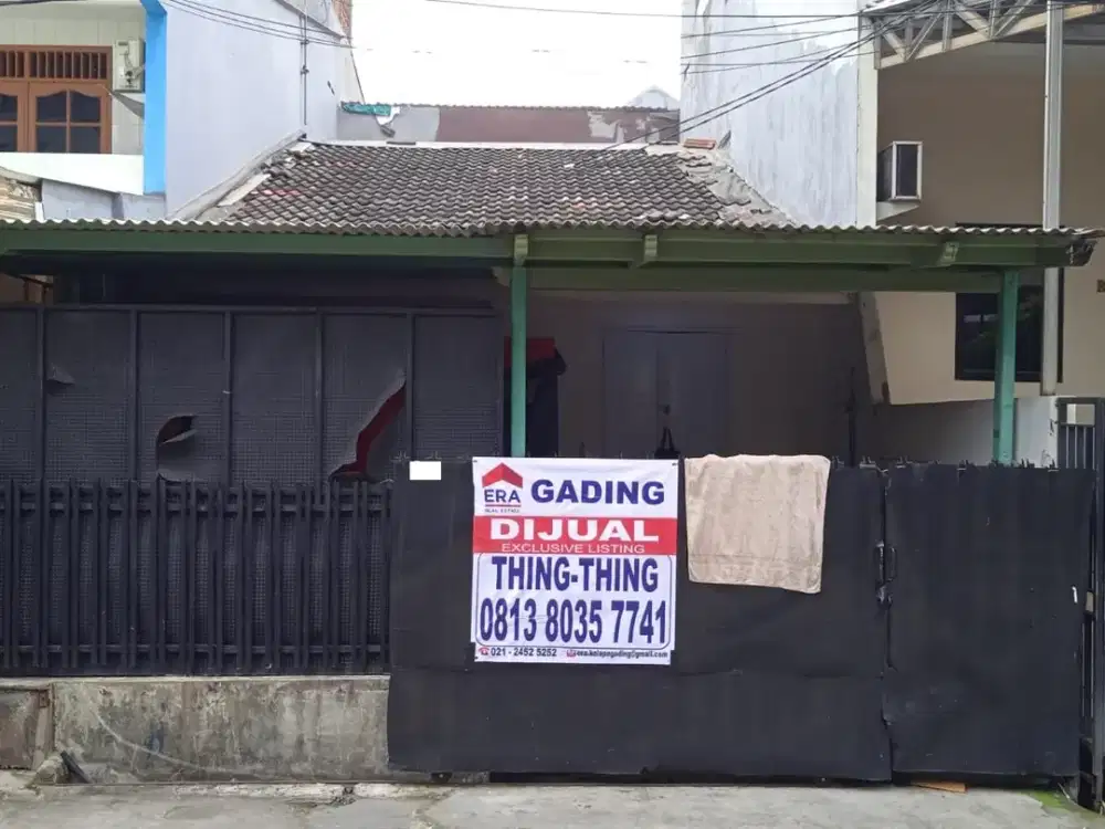 Ss2144- Murah Dijual Rumah Standart 6x15 Butuh Renovasi di Klp Hybrida