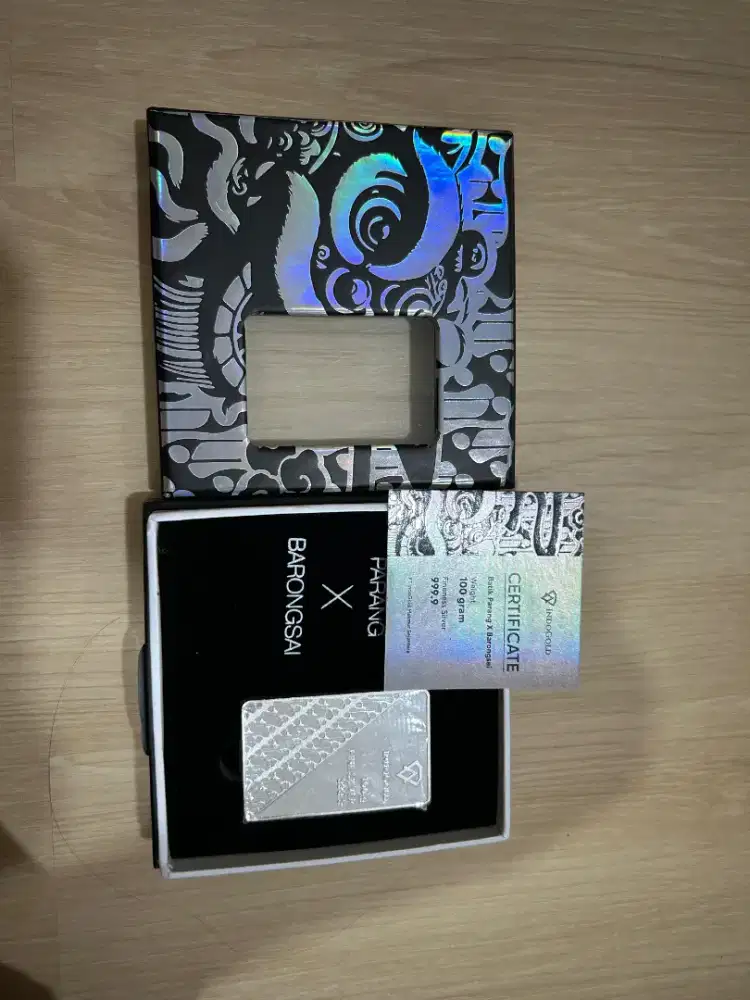 Silver perak indogold 100gram baru