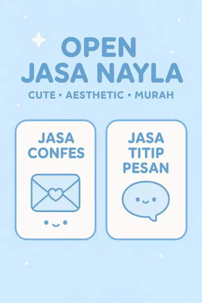 open jasa confess , titip pesan dan curhat ,