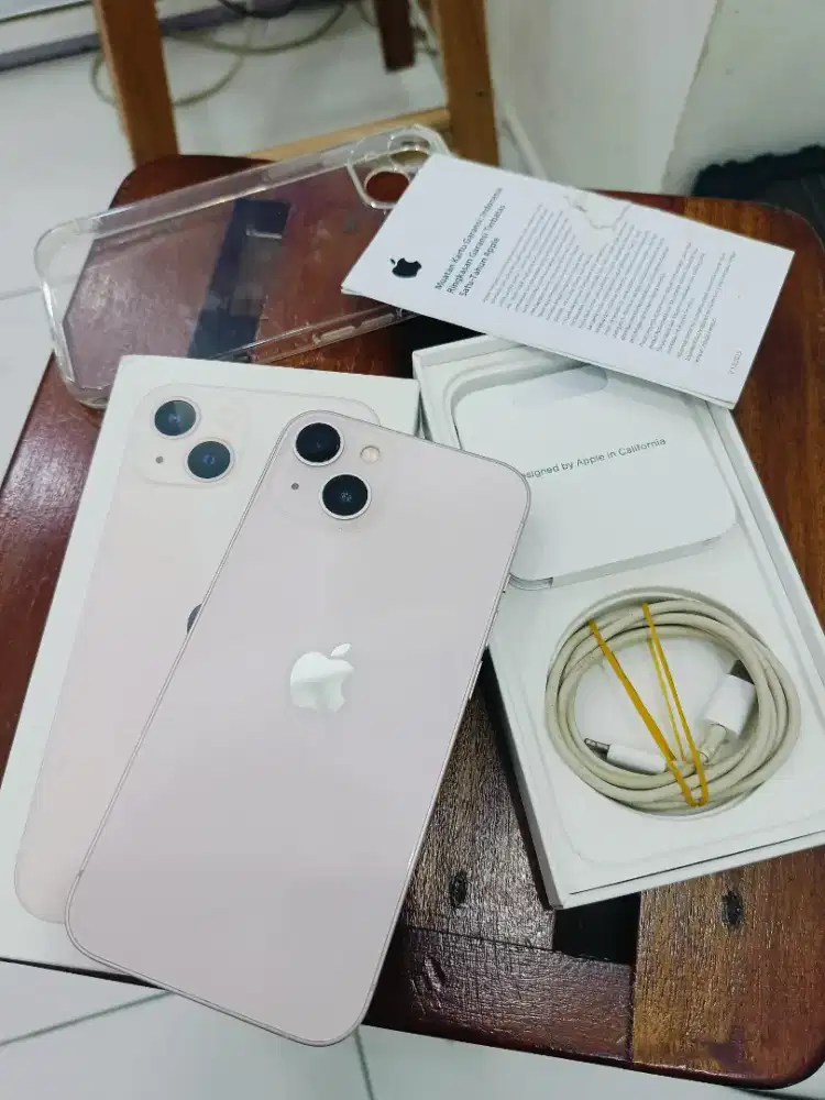 iPhone 13 pink 128 iBox ori mulus fullset