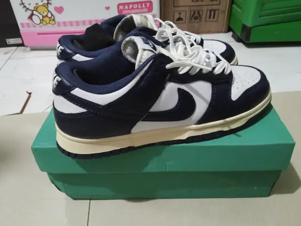 sepatu nike low dunk navy