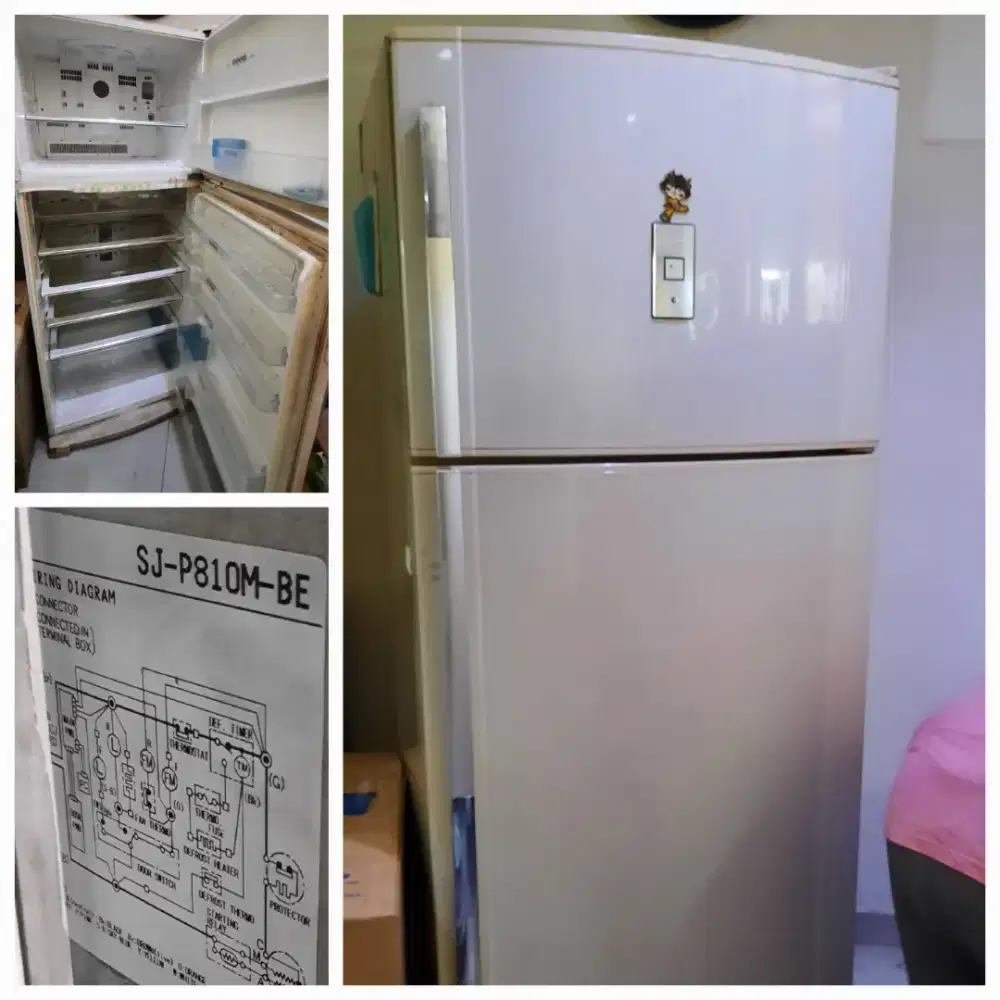 Preloved Kulkas Sharp 2 Pintu