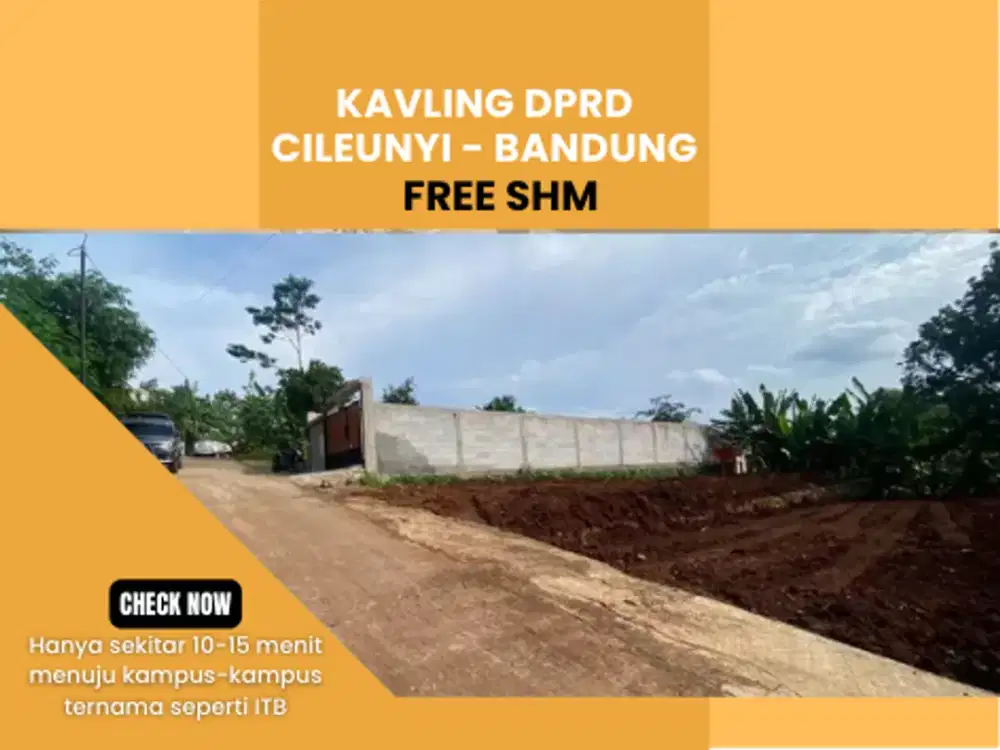 UNIT 156 M² A2: KAVLING TERBAIK UNTUK TARGET SEWA MAHASISWA (Sisa 1)!