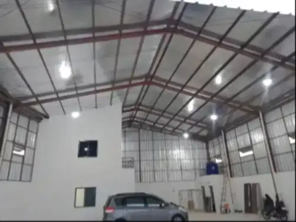 Dijual Cepat Gudang Siap Pakai Lt 443 m2 SHM Sukamantri Pasar Kemis Tangerang Banten