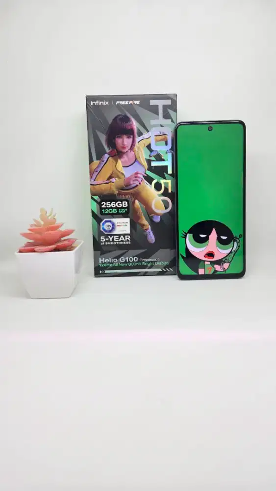Infinix hot 50 12/256 [Titanium Black] CC 18-06-2026 Like new