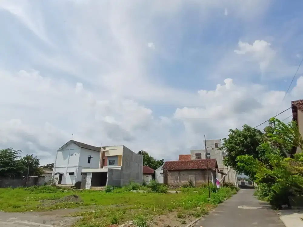 Tanah Siap Bangun 50 Meter Jl. Jogja Solo Prambanan Free Desain Rumah