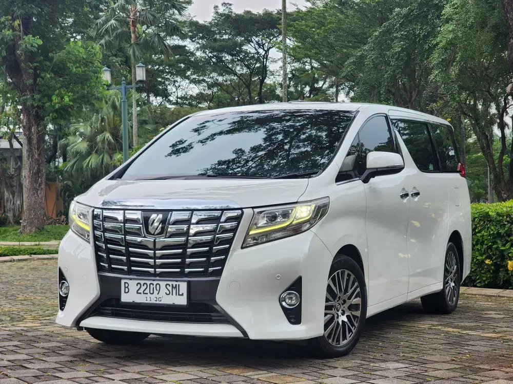 KM.92.RB ASLI| ALPHARD G ATPM 2016 PUTIH SUPER SEGER !!