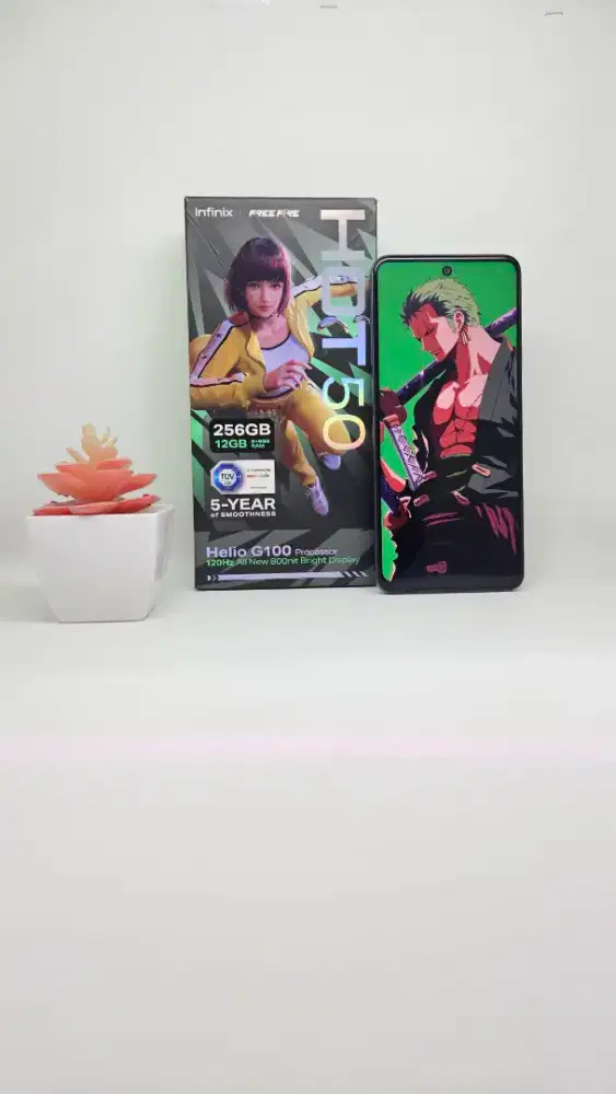 Infinix hot 50 12/256 [Titanium Black] CC 18-06-2026 Like new