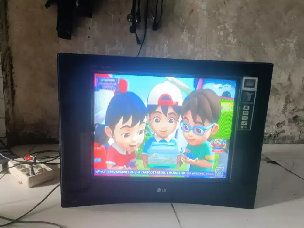 Tv tabung 21in merk lg normal siap kirim