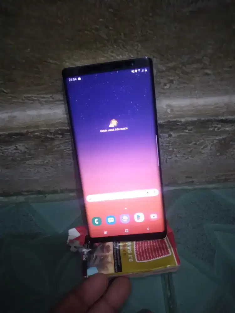 Samaung noot 8 ram 6/64 jp normal ninus shedw
