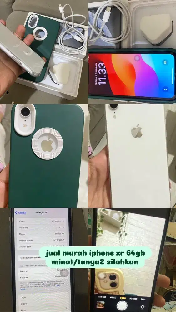 IPHONE XR EX INTER 64 MURAH NEGO