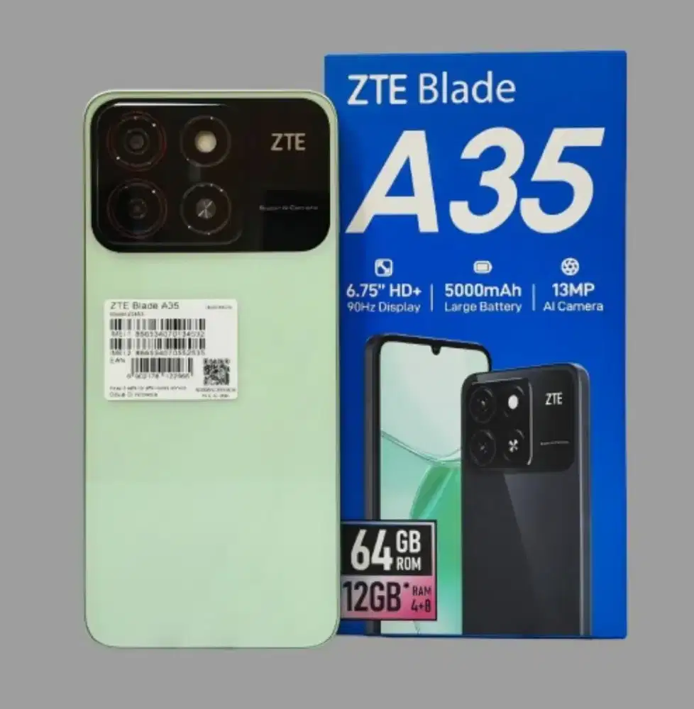 ZTE Blade A35 Resmi Fullset Original