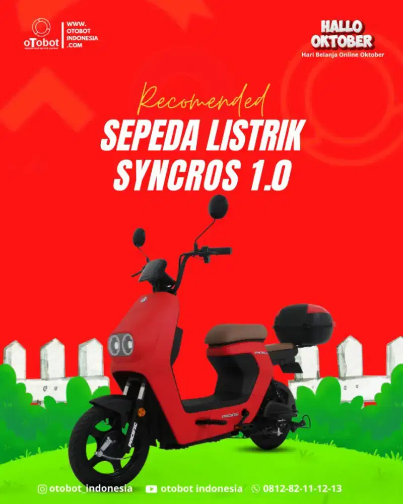 SEPEDA LISTRIK SYNCROS 1.0