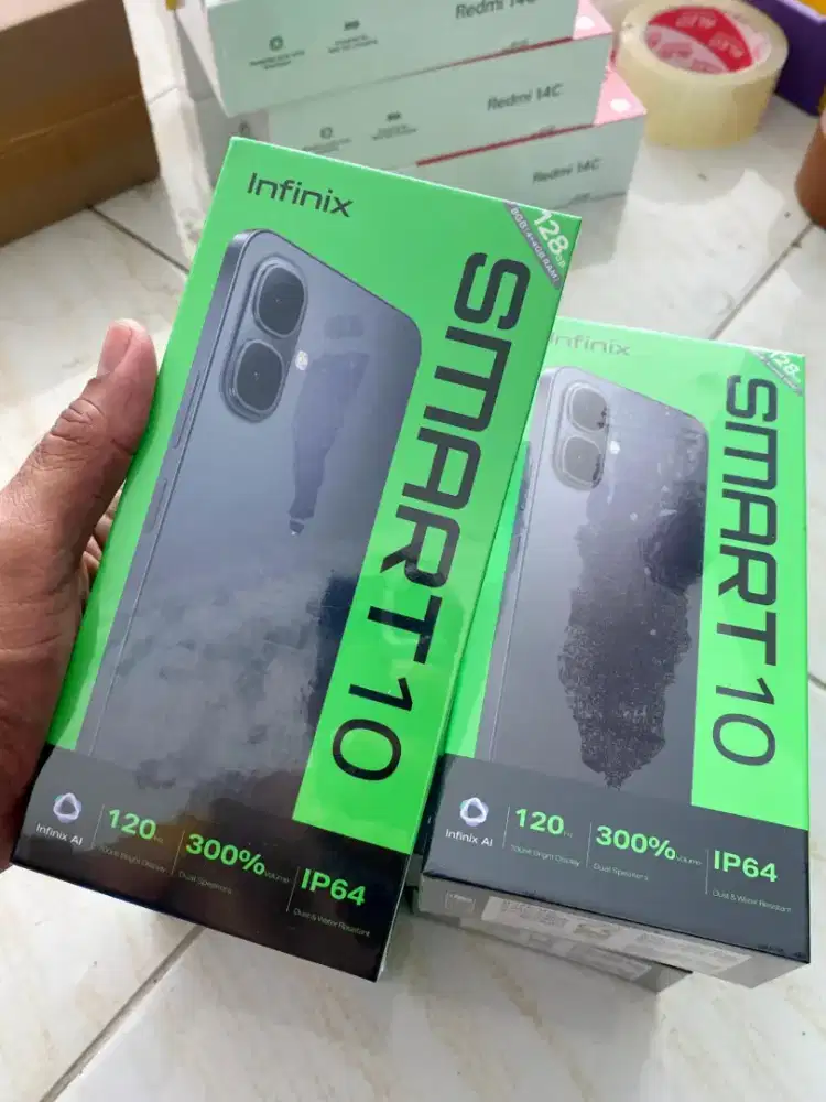 INFINIX SMART 10 4/128GB GARANSI RESMI 1 TAHUN