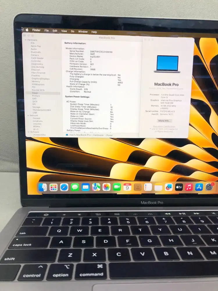 MacBook Pro 2019 • i5 • 16/500GB