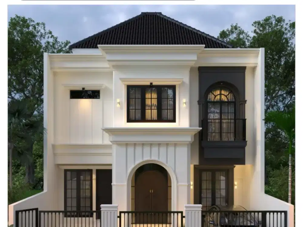 RUMAH BRAND NEW NUSALOKA BSD PERPADUAN ELEGAN KLASIK & MODERN, DESAIN PALING MENAWAN DI BSD!