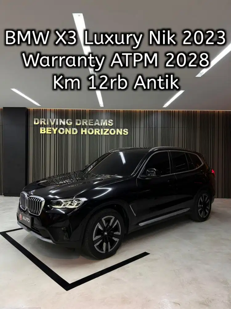BMW X3 Luxury sDrive20i 2024 Hitam Km12rb Panoramic B2212oo Nik 2023