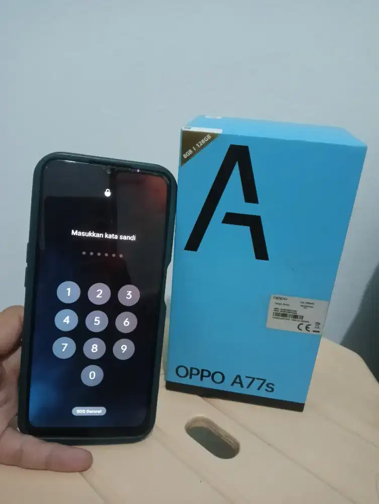 Oppo A77s ram 8+4gb / 128gb , hp & dus