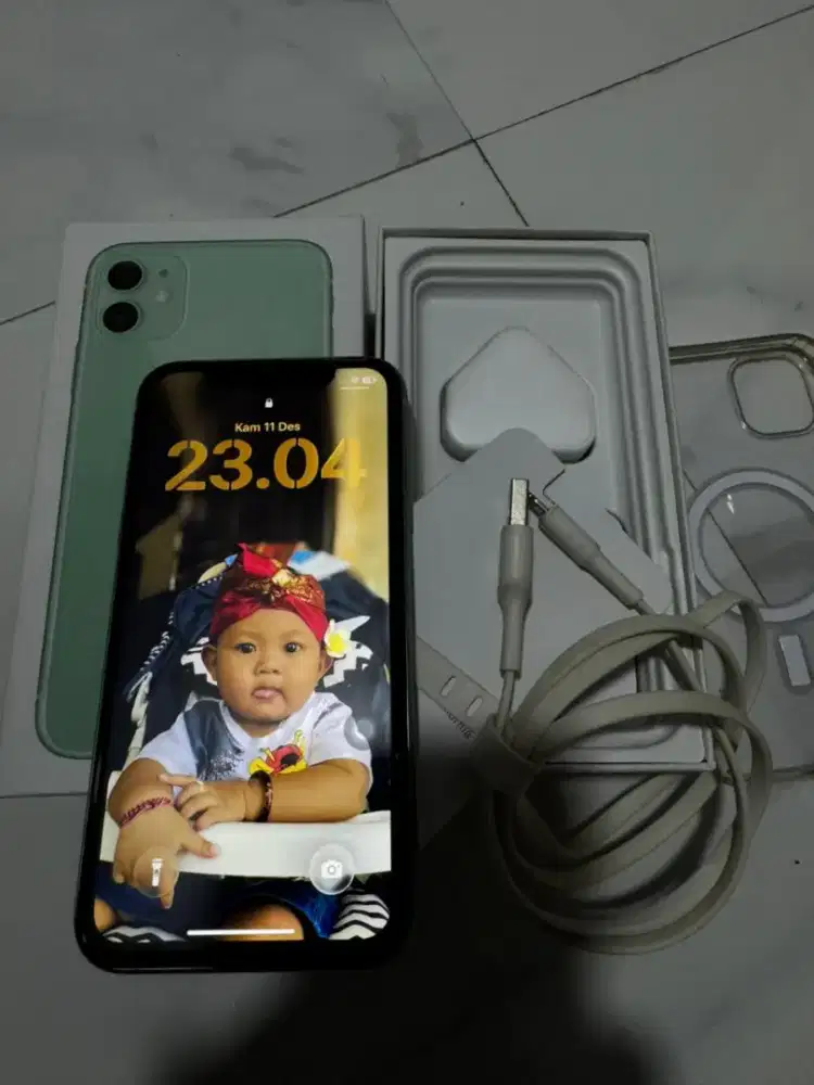 Iphone 11 256g hijau inter