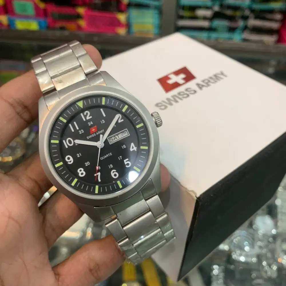 JAM TANGAN PRIA COWOK ORIGINAL SWISS ARMY