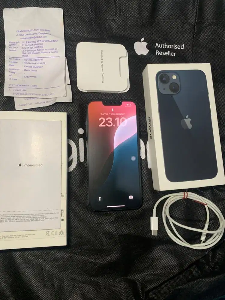 iphone 13 128gb midnight resmi ibox