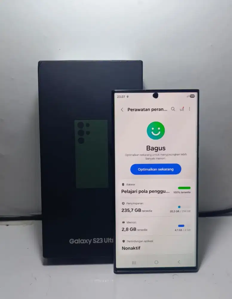 SAMSUNG S23 ULTRA RAM 8/256GB ORIGINAL MULUS FULLSHET SIAP PAKE
