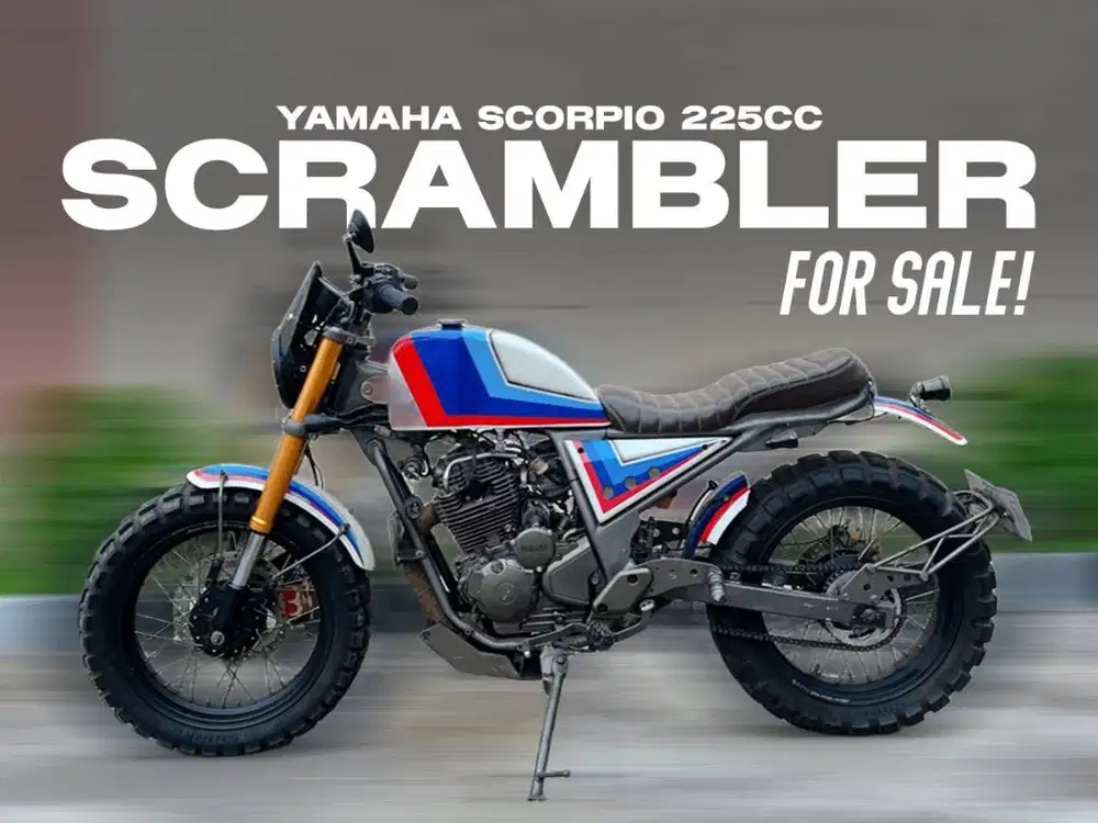 Scorpio Scrambler - Modif Rapi, Mesin Sehat, Siap Nego Sampai Deal!!!
