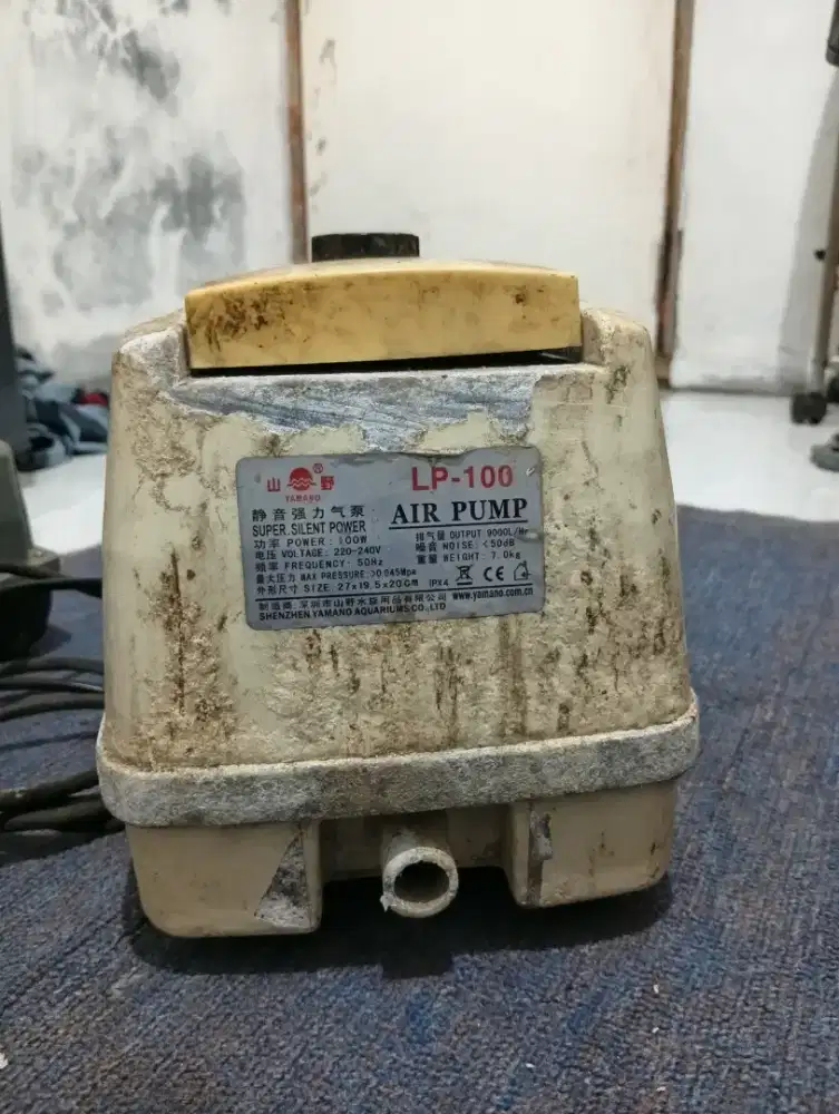 Mesin aerator yamano lp 100 air pump gelembung udara