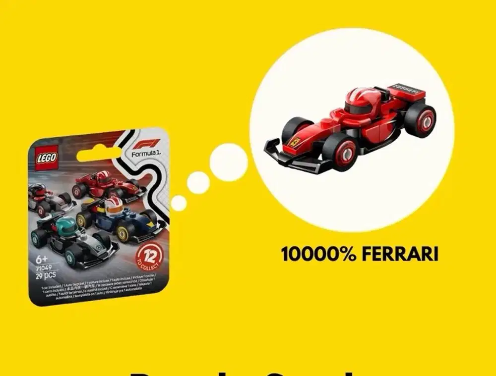 Lego 71049, Minifigure Ferrari F1