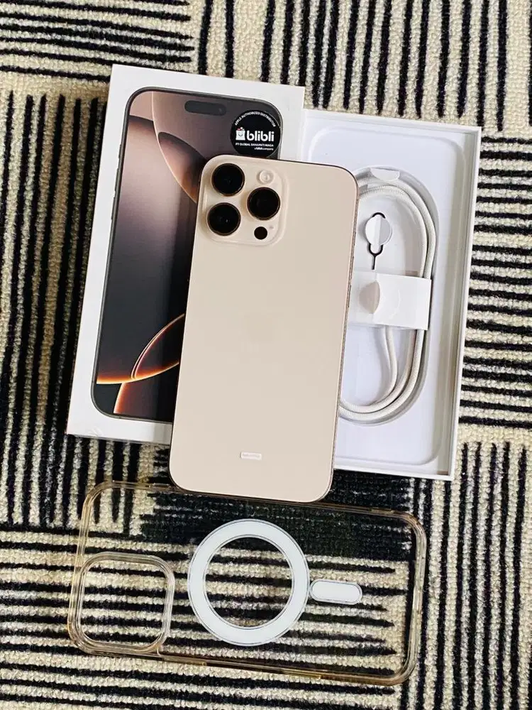 Iphone 16 promax 256 gb Ibox mulus like new fulset original