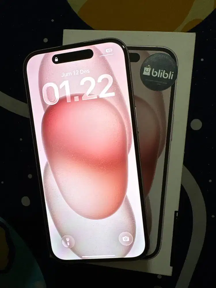 Iphone 15 128gb pink ex resmi