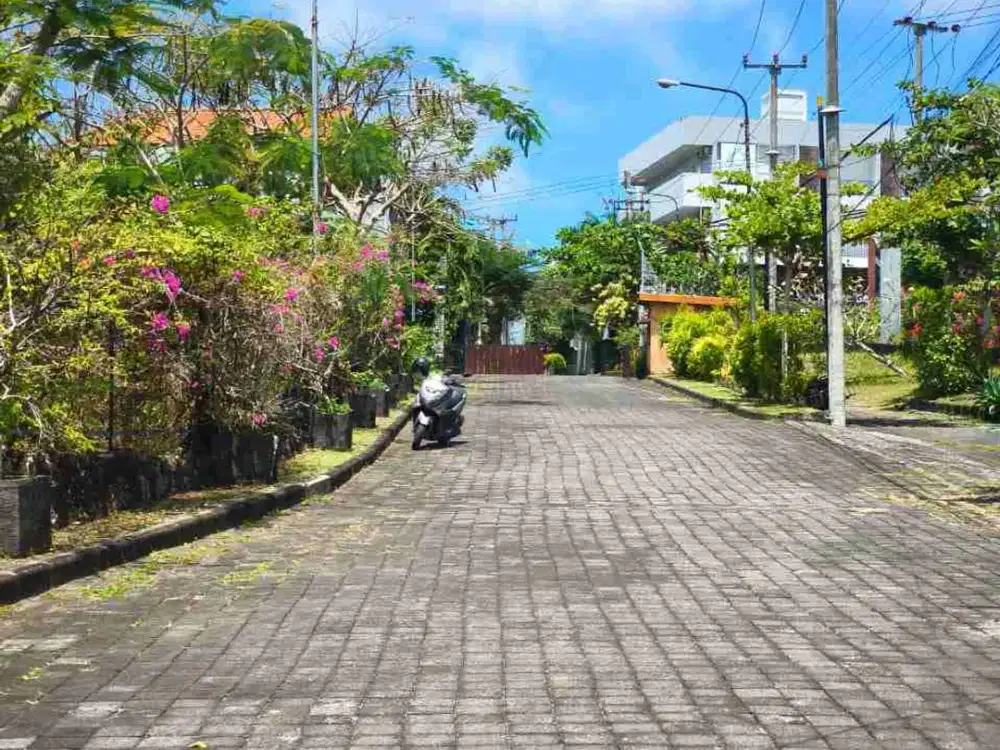 dijual tanah 49,90 are second floor ocean view dekat STP nusa dua