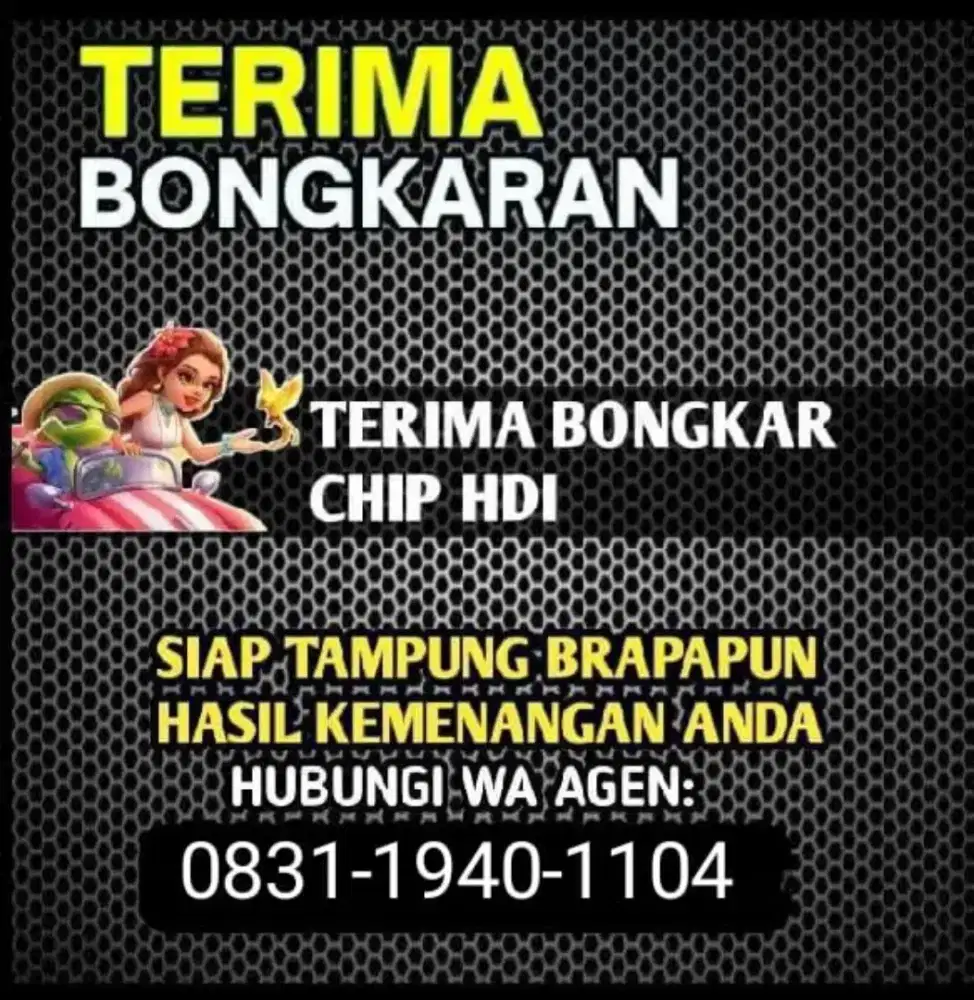 READY BOSSKU TERIMA BONGKAR CHIP HDI DAN ROYALDREAM AMAN DAN TERPERCAY
