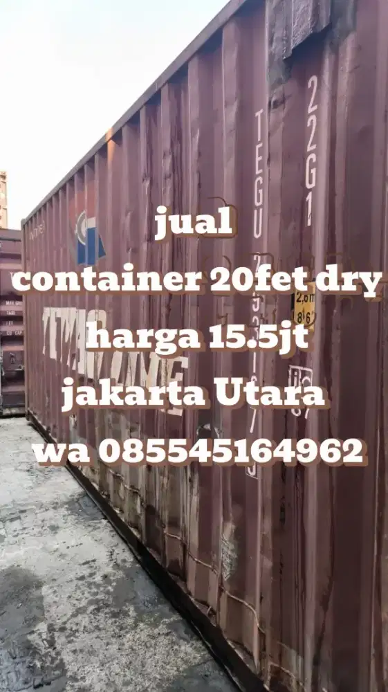Jual container 20fet dry
