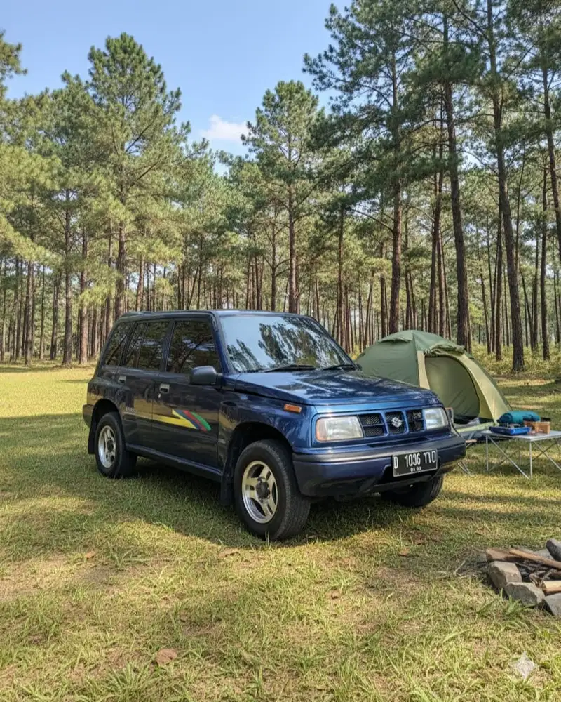Suzuki Sidekick 2001 akhir drag 1 mulus terawat ban besar siap pakai